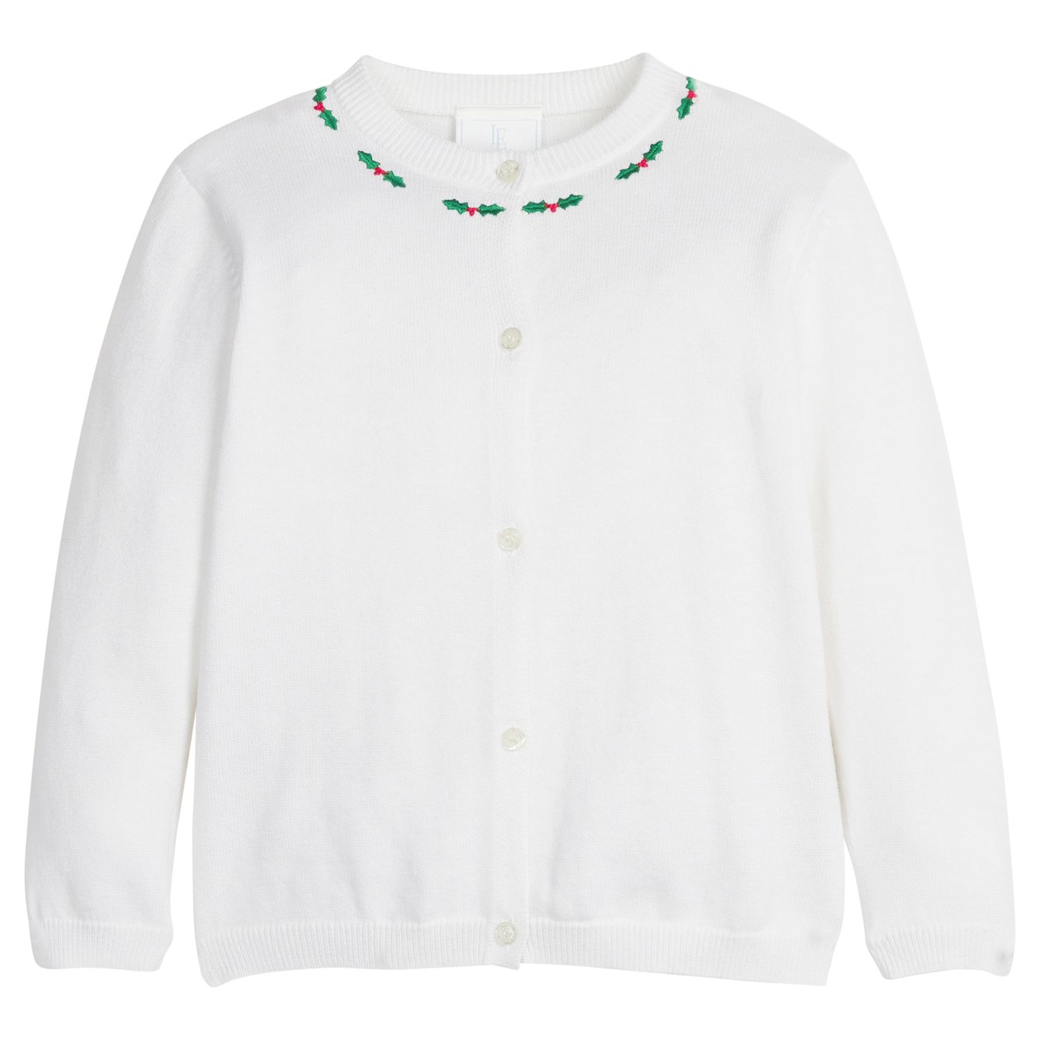 Embroidered Holly Essential Cardigan