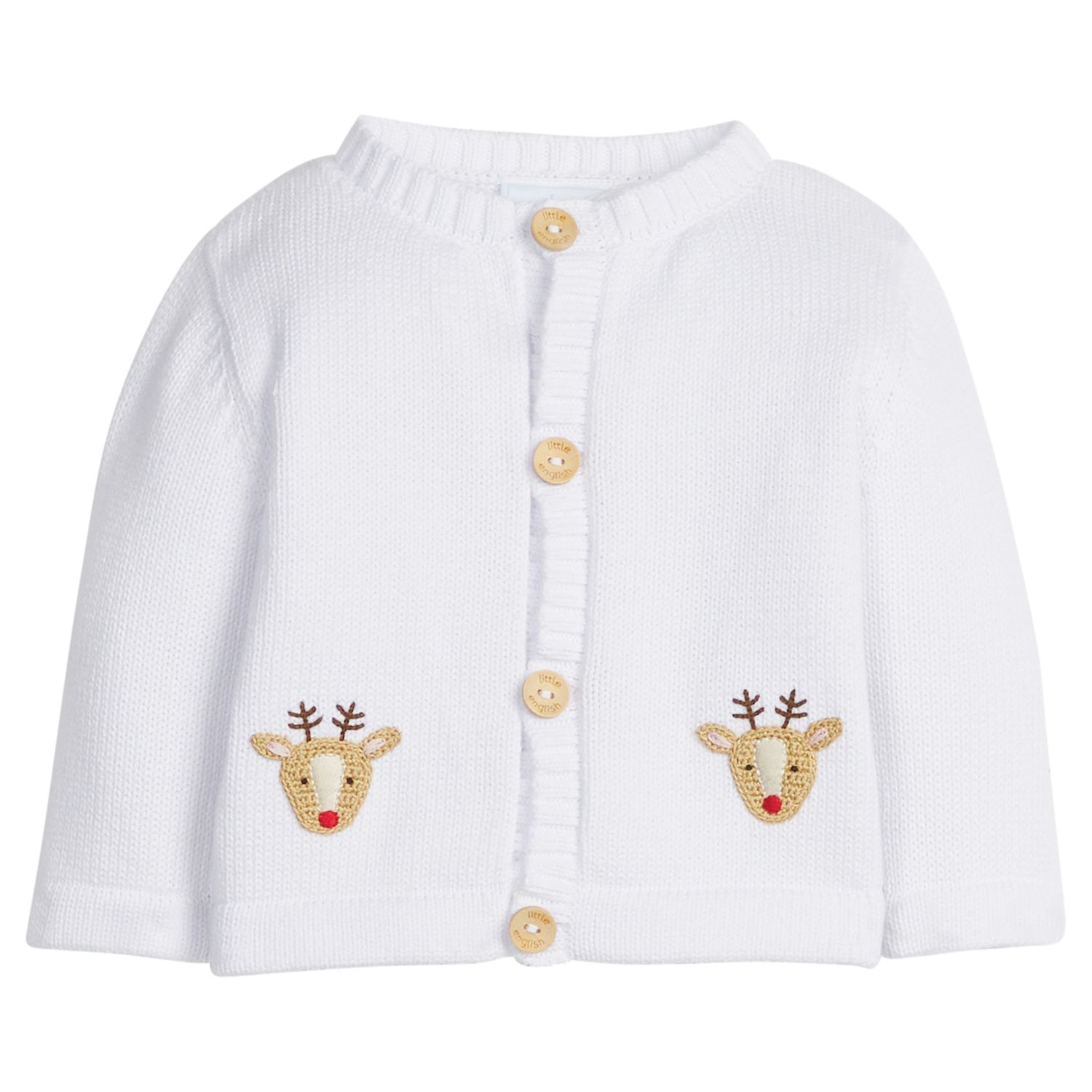 Reindeer Crochet Cardigan