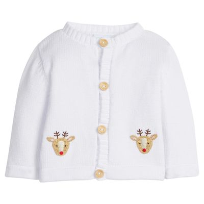 Reindeer Crochet Cardigan