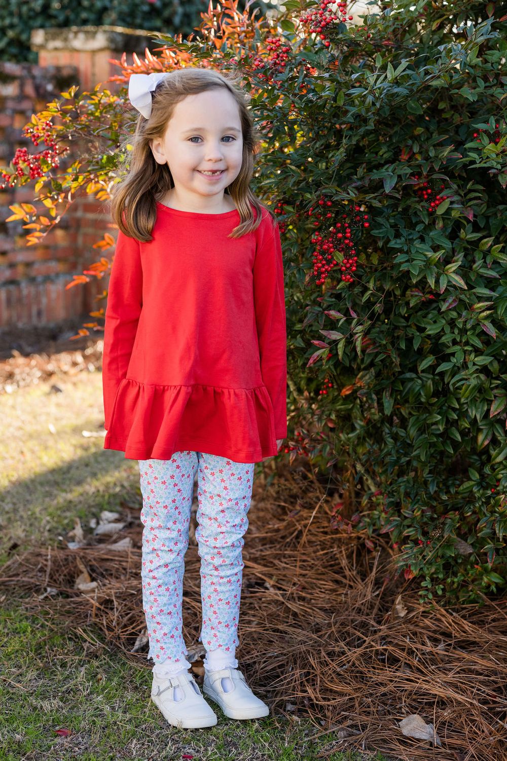 Full Bloom Peggie Peplum Legging Set