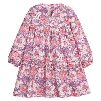 Positano Dress LS Exeter Pinks