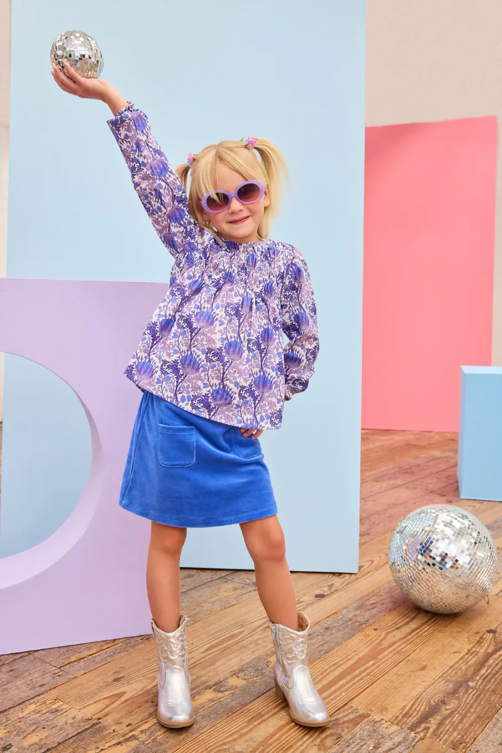 Regents Blue Patch Pocket Skort