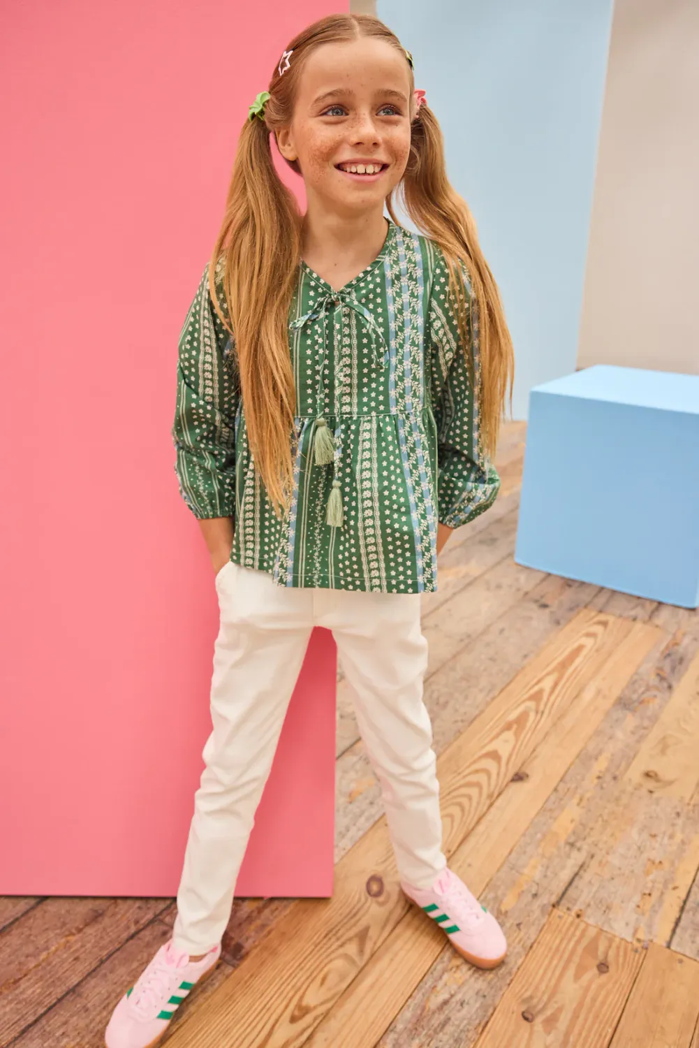 Fairfield Forest Stripe Riviera Top