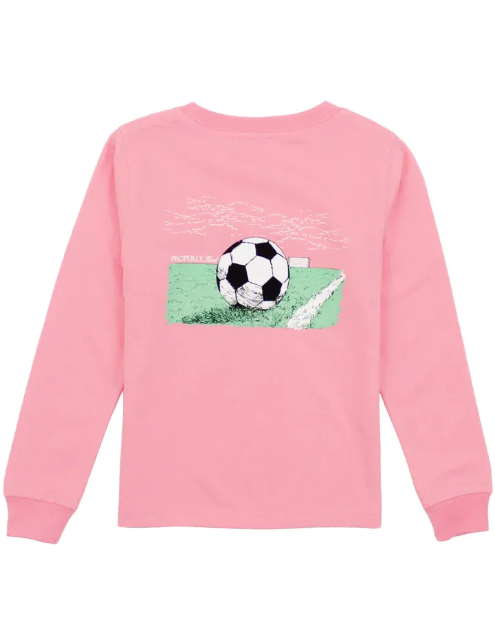 Light Pink Soccer LS