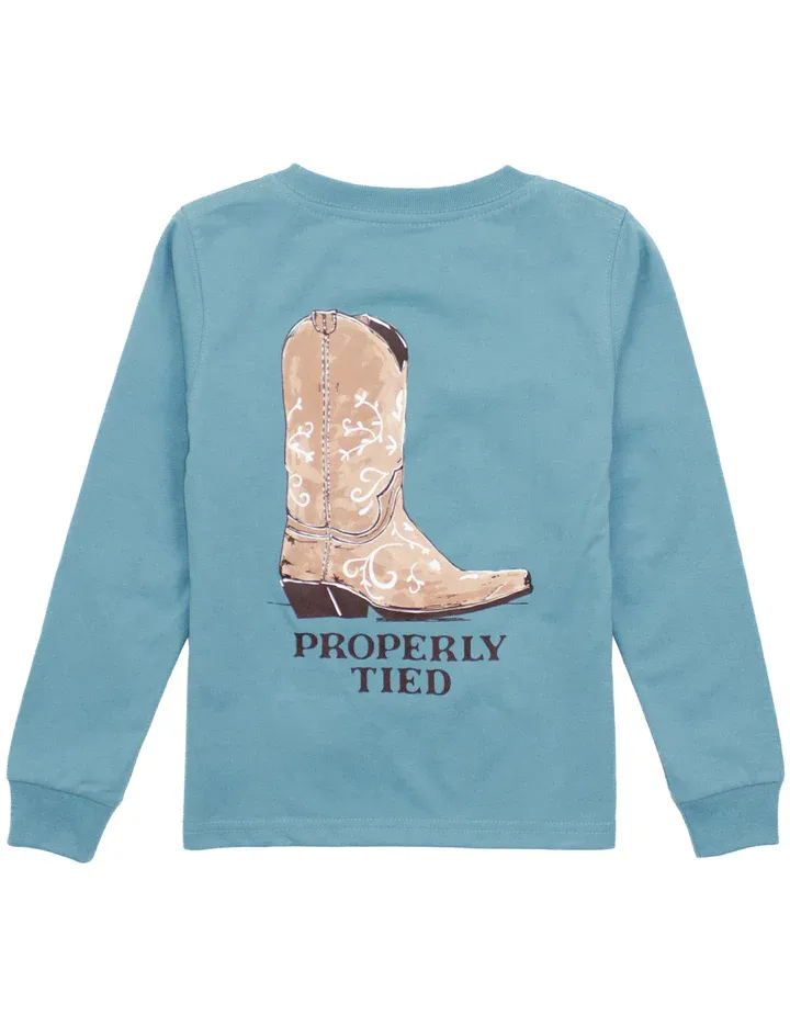 Coastal Sky Cowgirl Boot LS