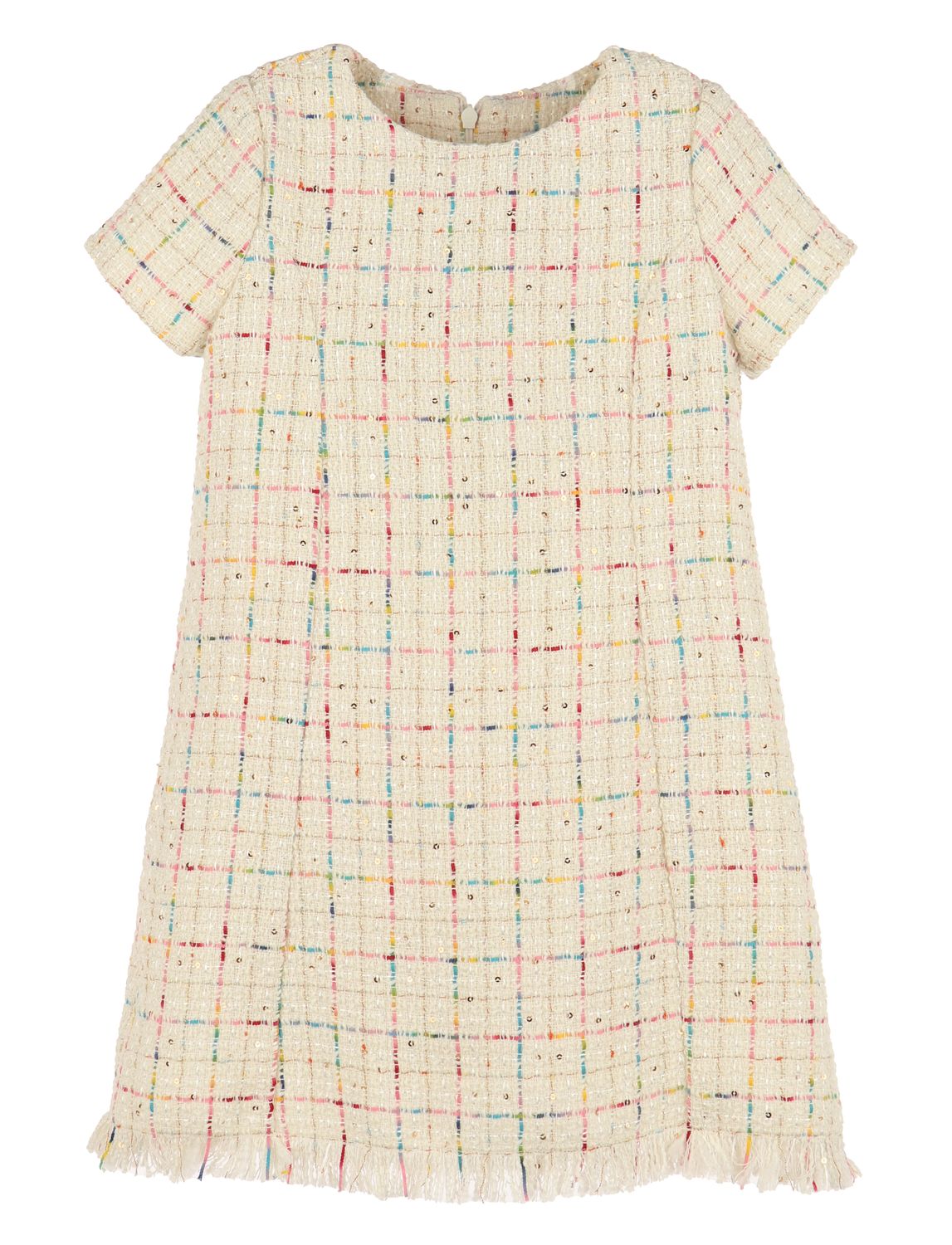 Ivory Tweed Princess Dress