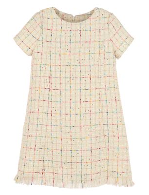 Ivory Tweed Princess Dress