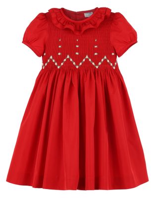 Red Twilight Taffeta Dress w/Ruffle