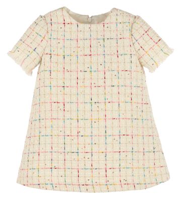 Ivory Tweed A-Line Dress