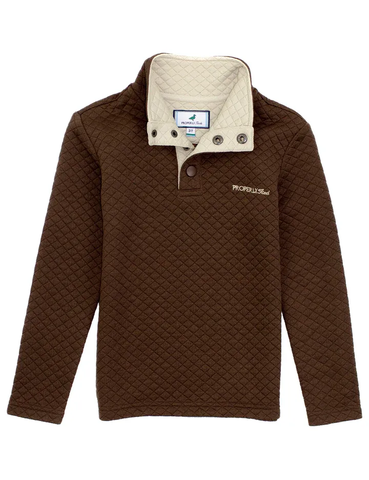 Brown Club Pullover