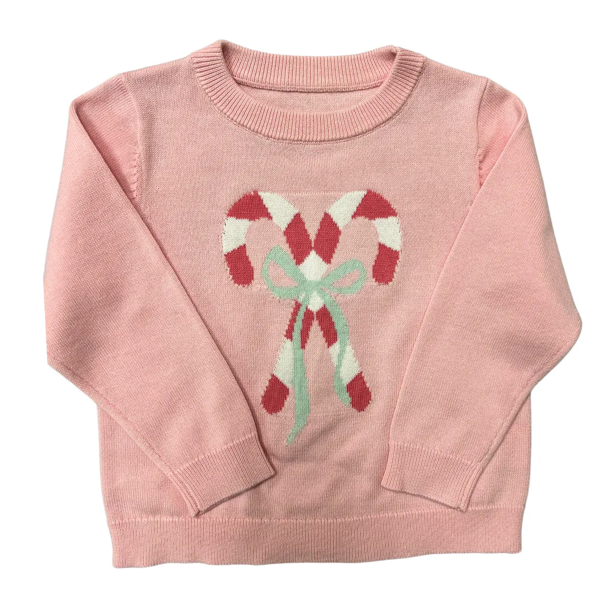 Light Pink Candy Cane Sweater