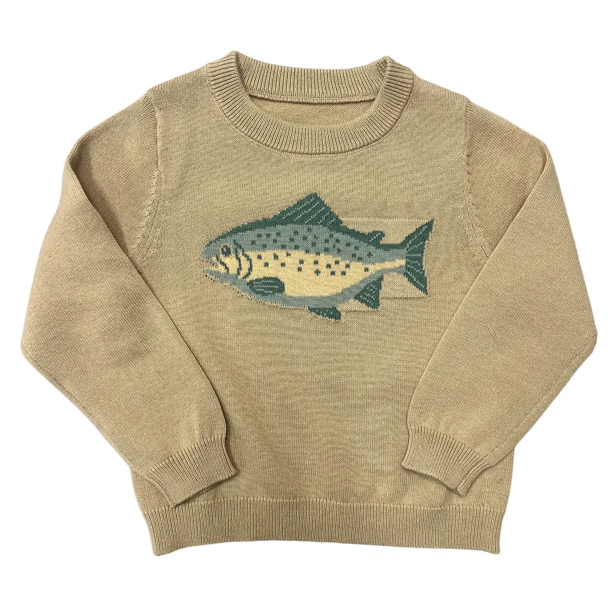 Tan Fish Sweater