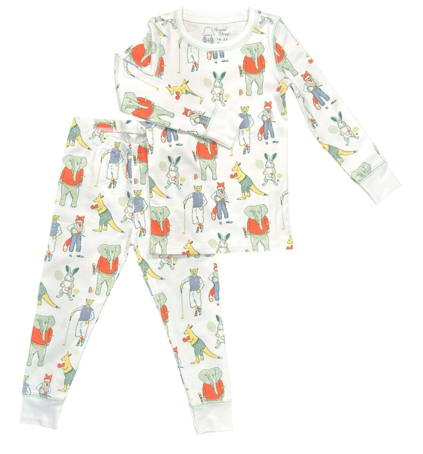 Autumn Animal Club PJ Set