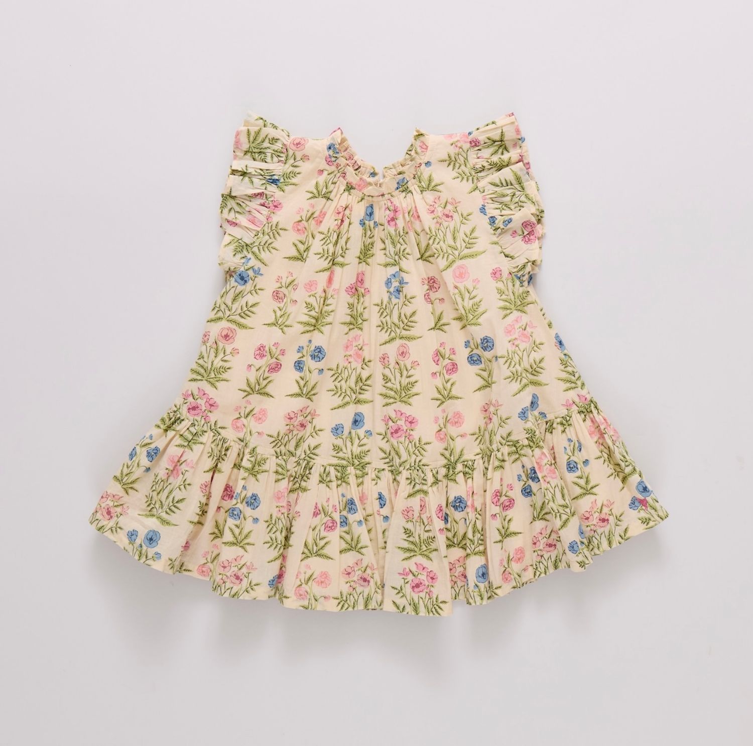 Girls Harper Leafy Floral Dress