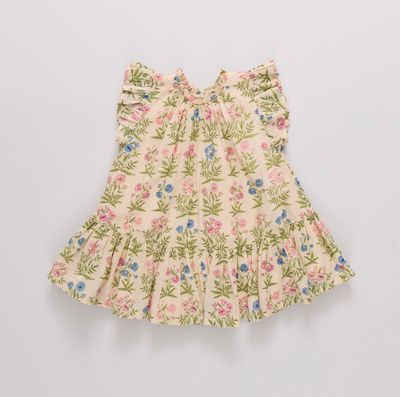 Girls Harper Leafy Floral Dress