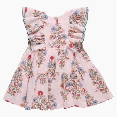 Raphaela Dress -Multi Bouquet Floral