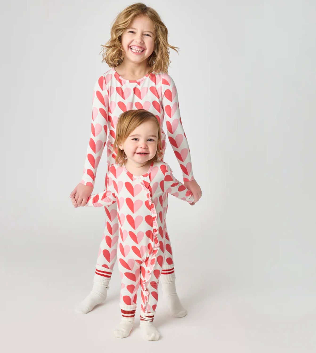 Half Hearts Bamboo Pj Set
