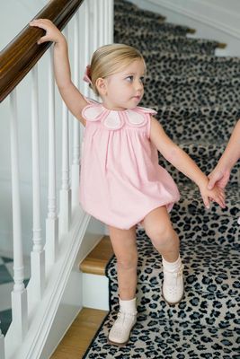 Dotted Swiss Tulip Girl Bubble