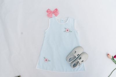 Sybil Blue Sleeveless Dress