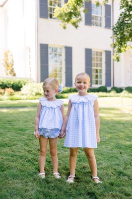 Colby Check Bloomer Set