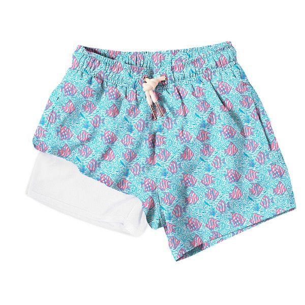 Coral Fish Swim Trunk