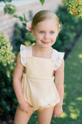 Yellow Stripe Girl Bubble