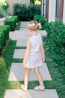 Gardenia Scalloped Skort