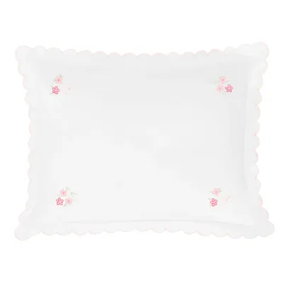 Floral Scallop Baby Pillowcase