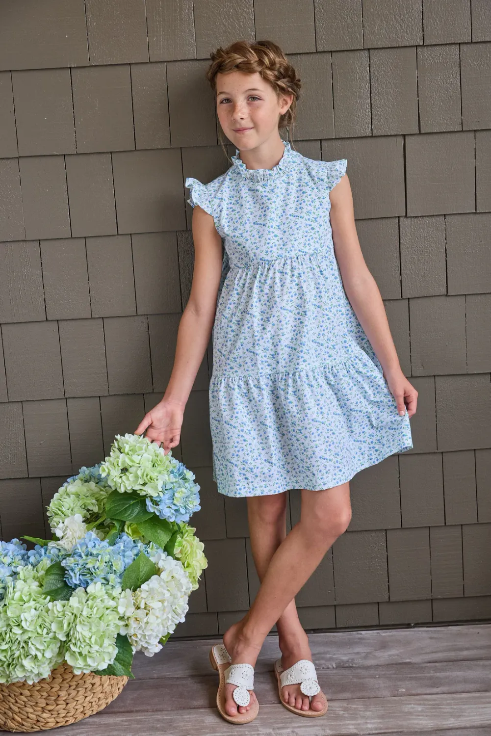Mayfair Floral Tiered Charleston Dress