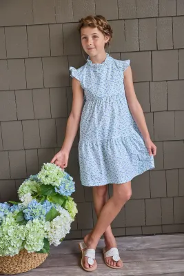 Mayfair Floral Tiered Charleston Dress