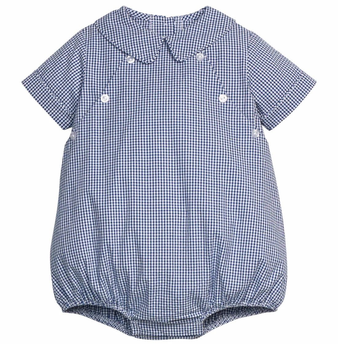 Royal Seersucker Gingham Walker Bubble