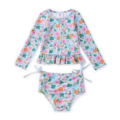 Summer Butterfly 2pc L/S Swimsuit