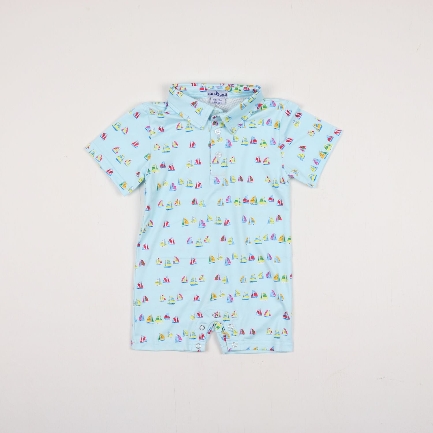 Boat Race Polo Romper