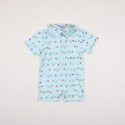 Boat Race Polo Romper