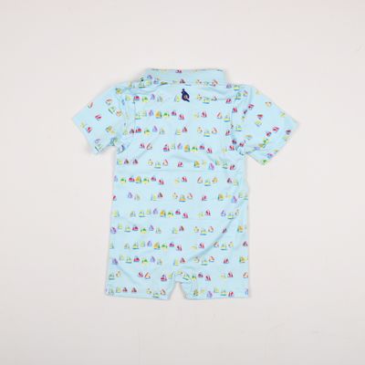 Boat Race Polo Romper