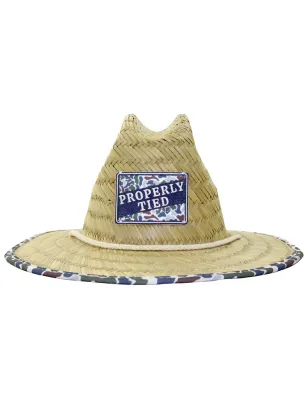 Cabo Straw Hat Terra Camo