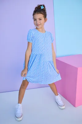 Phillipa Periwinkle Block Dress