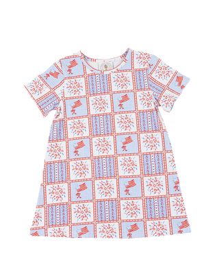 Patriotic Patchwork Susie Swing Dress