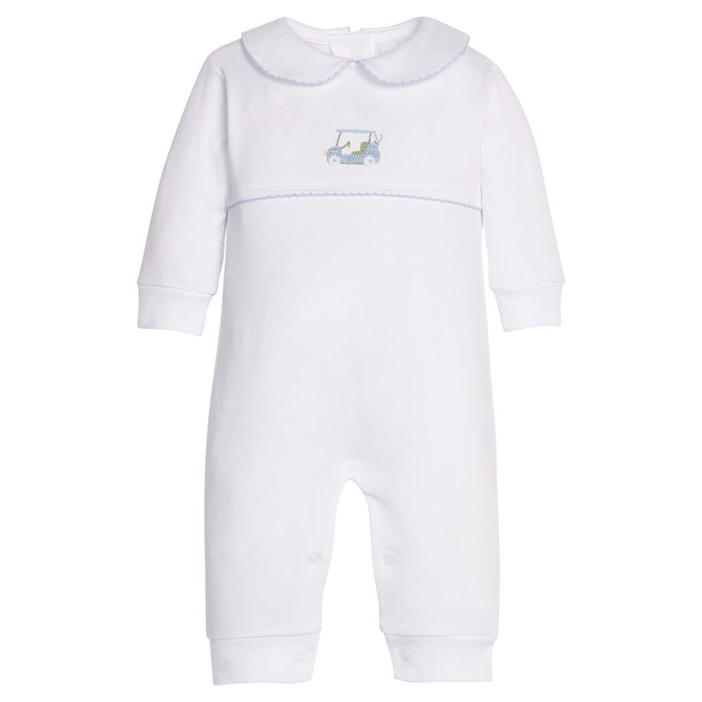 Blue Golf Cart Crochet Playsuit