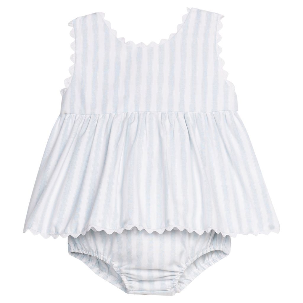 Savannah Stripe Mary Dee Diaper Set