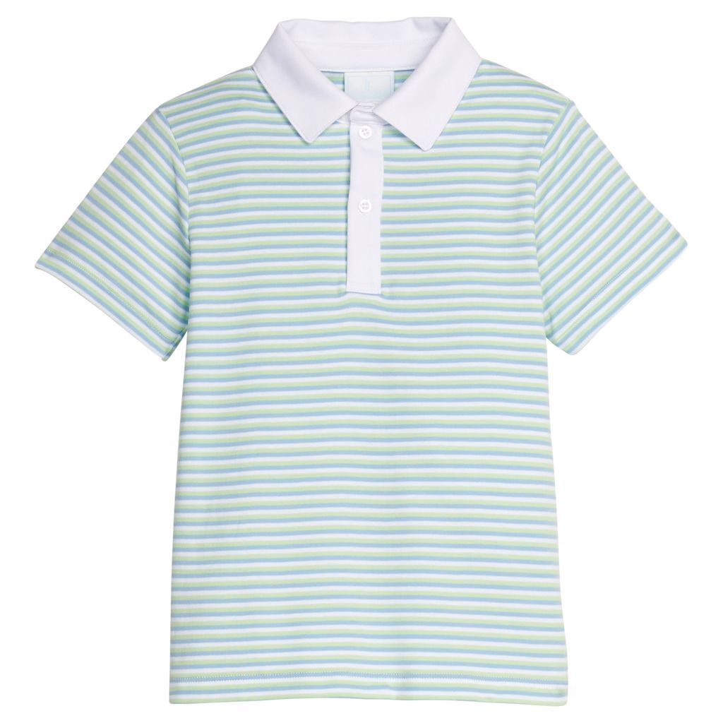 SS Polo Greenview Stripe