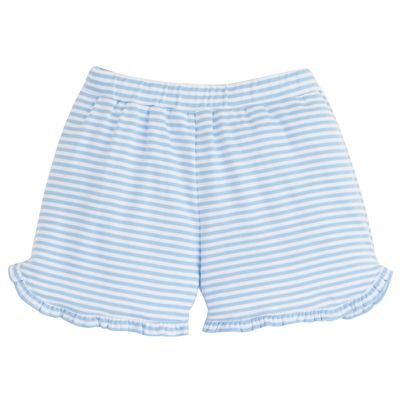 Tulip Knit Short Lt Blue Stripe