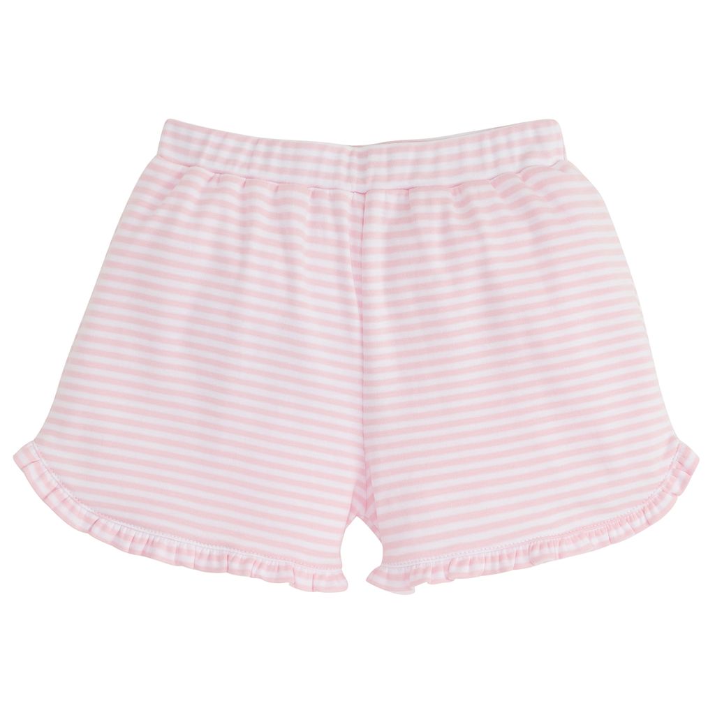 Tulip Knit Short Lt Pink Stripe