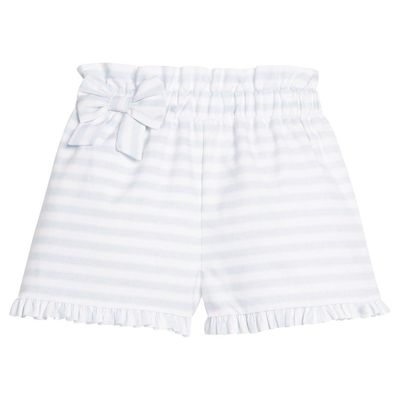 Savannah Stripe Paperbag Bow Shorts