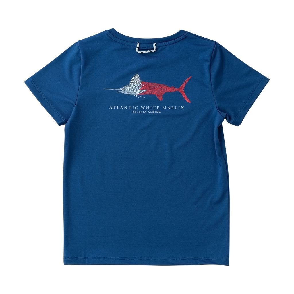 Navy Swordfish Perf SS Shirt 