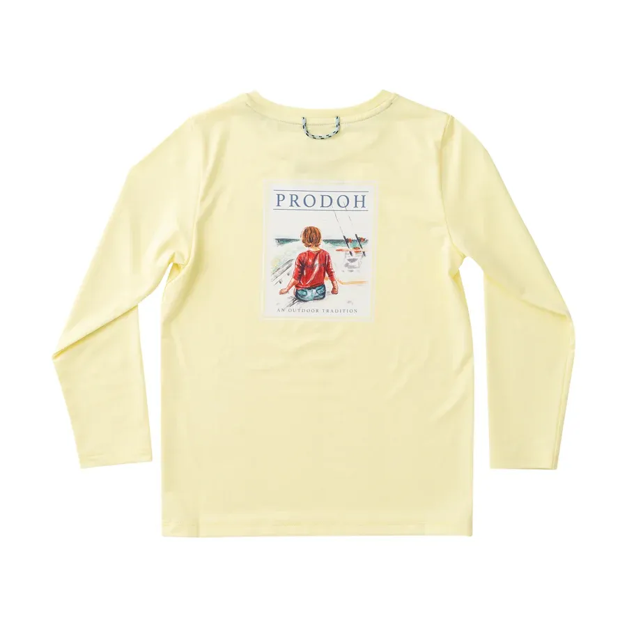 Fishing Boy LS Perf Tee
