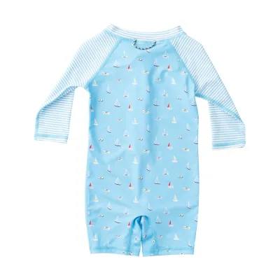 Boat In The Bay Lil Reef Rashguard 