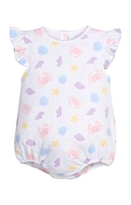 Sea Shells Printed Angel Slv Bubble