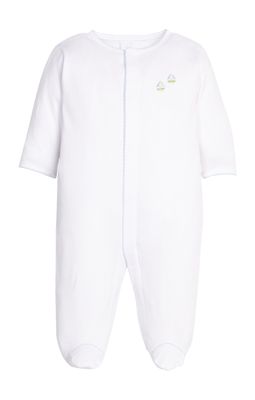 Sailboats Emb Footie