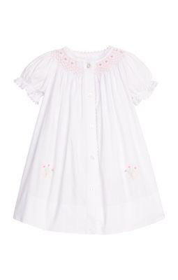 Pink Roses Smk Heirloom Gown